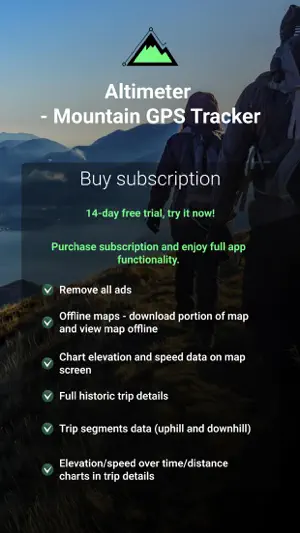 Altimeter Mountain GPS Tracker screenshot 3