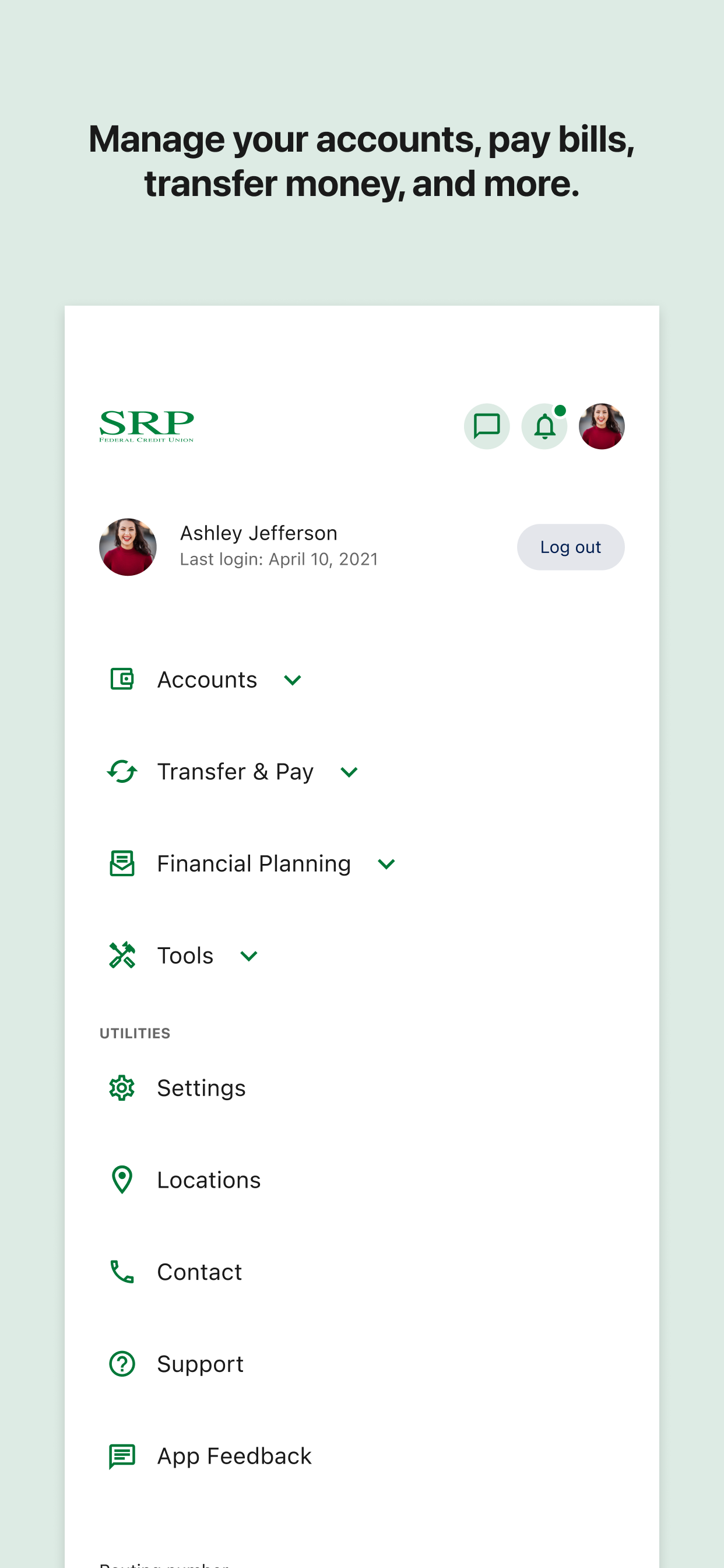 SRP  FCU Mobile