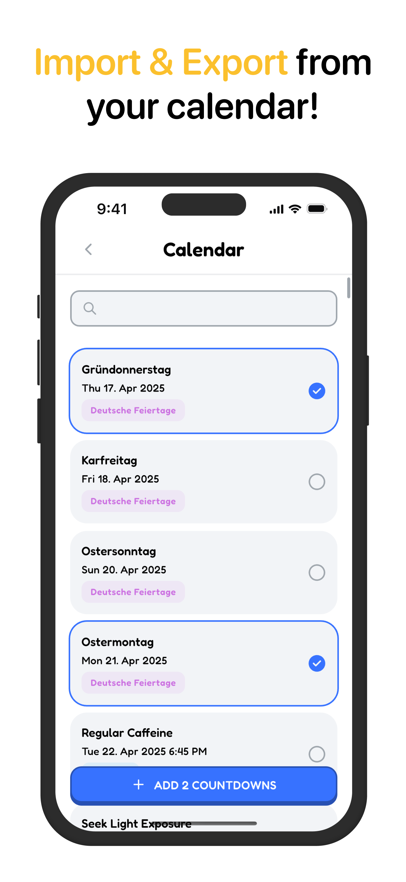 Countdown Widget Event Timer screenshot 3