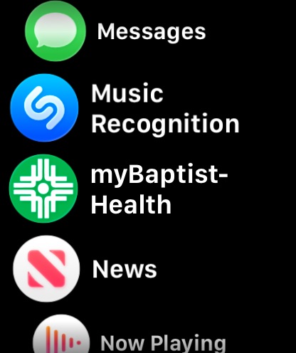 myBaptistHealth Arkansas: official Apple Watch preview 1 (opens full image in a new tab)