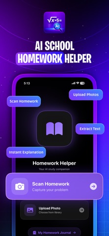 AI School Work - Homework Help Screenshot 1 of 6