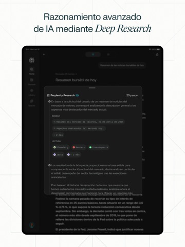 Perplexity - Búsqueda con IA App Store preview screenshot 12