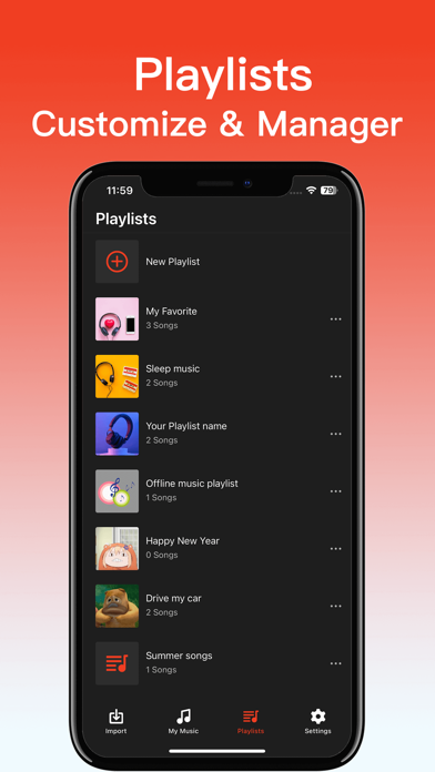 Nue Music - Offline Player MP3 Screenshot