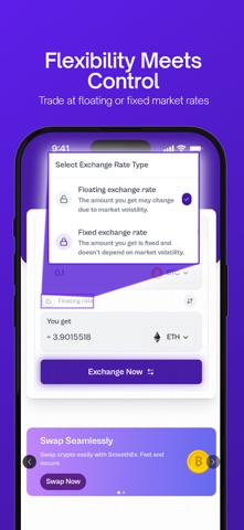 SmoothEx - Swap crypto freely Screenshot 3 of 4