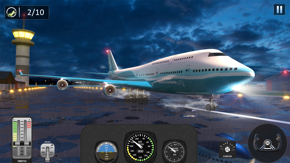 #4. Plane Simulator: Plane Games (iOS) By: Muhammad Hussain