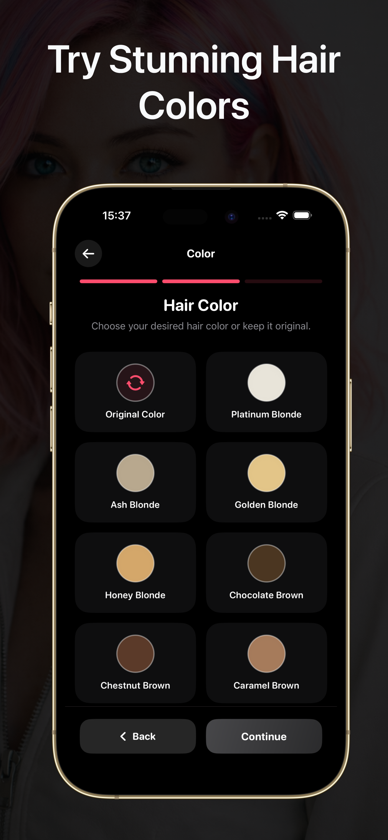 AI Hairstyle - Hair Color