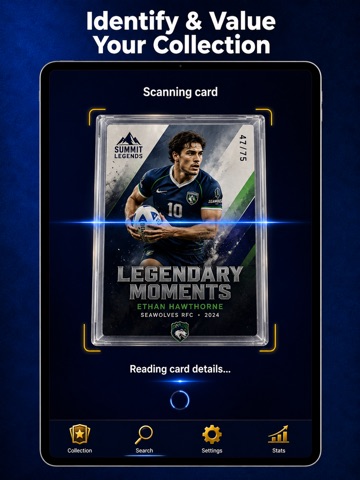 Football Cards Value Scanner iPad screenshot