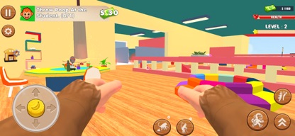 Monkey School Chaos Prank Game screenshot 1