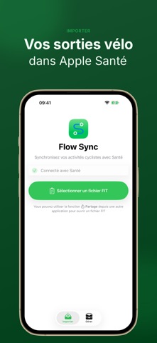 Flow Sync - Vélo dans Santé screenshot