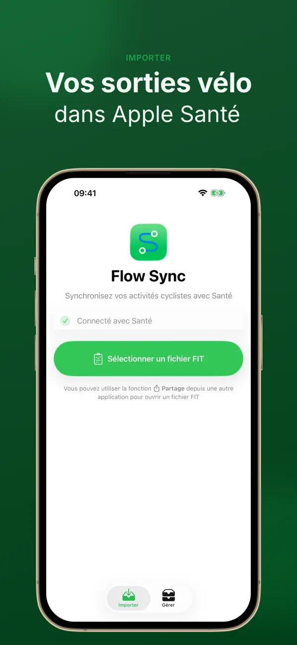 Screenshot #1 pour Flow Sync - Vélo dans Santé