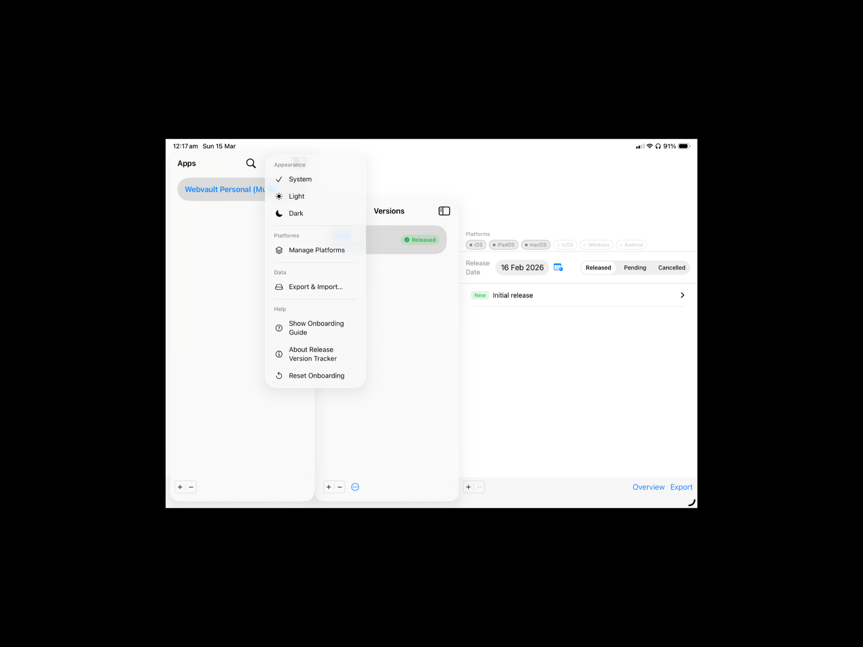 Release Version Tracker screenshot 9