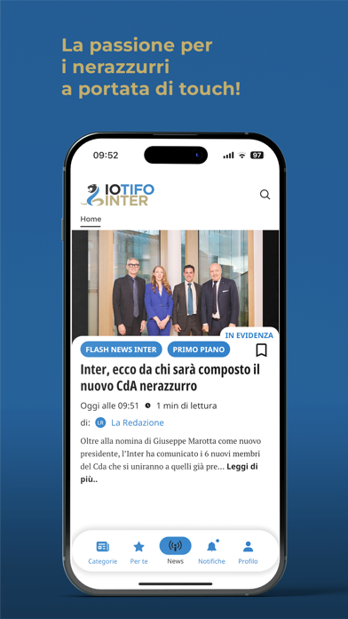 Io Tifo Inter App Screenshot