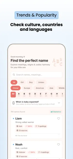 Namia – Baby Names screenshot 2