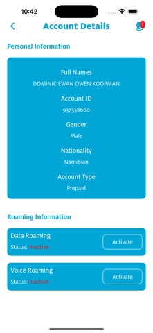 MyMTC Namibia Screenshot 5 of 7