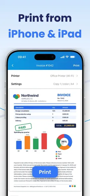 Tap & Print: Smart Printer App screenshot 1