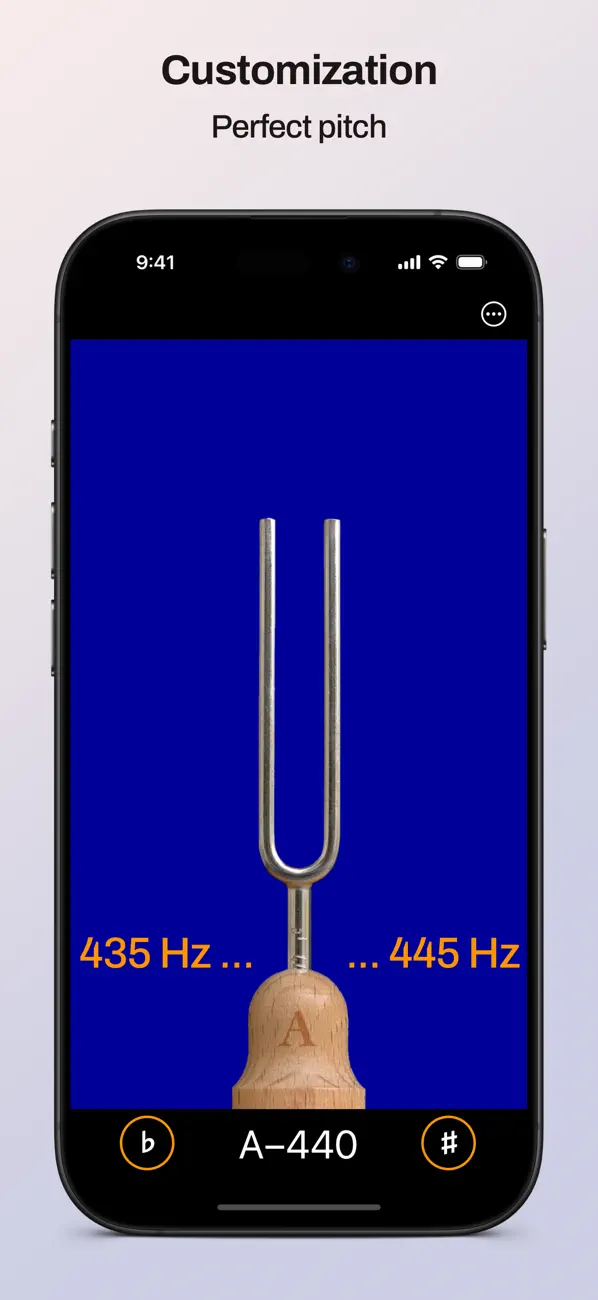 Screenshot #2 pour A–440: Pro Tuner Tuning Fork
