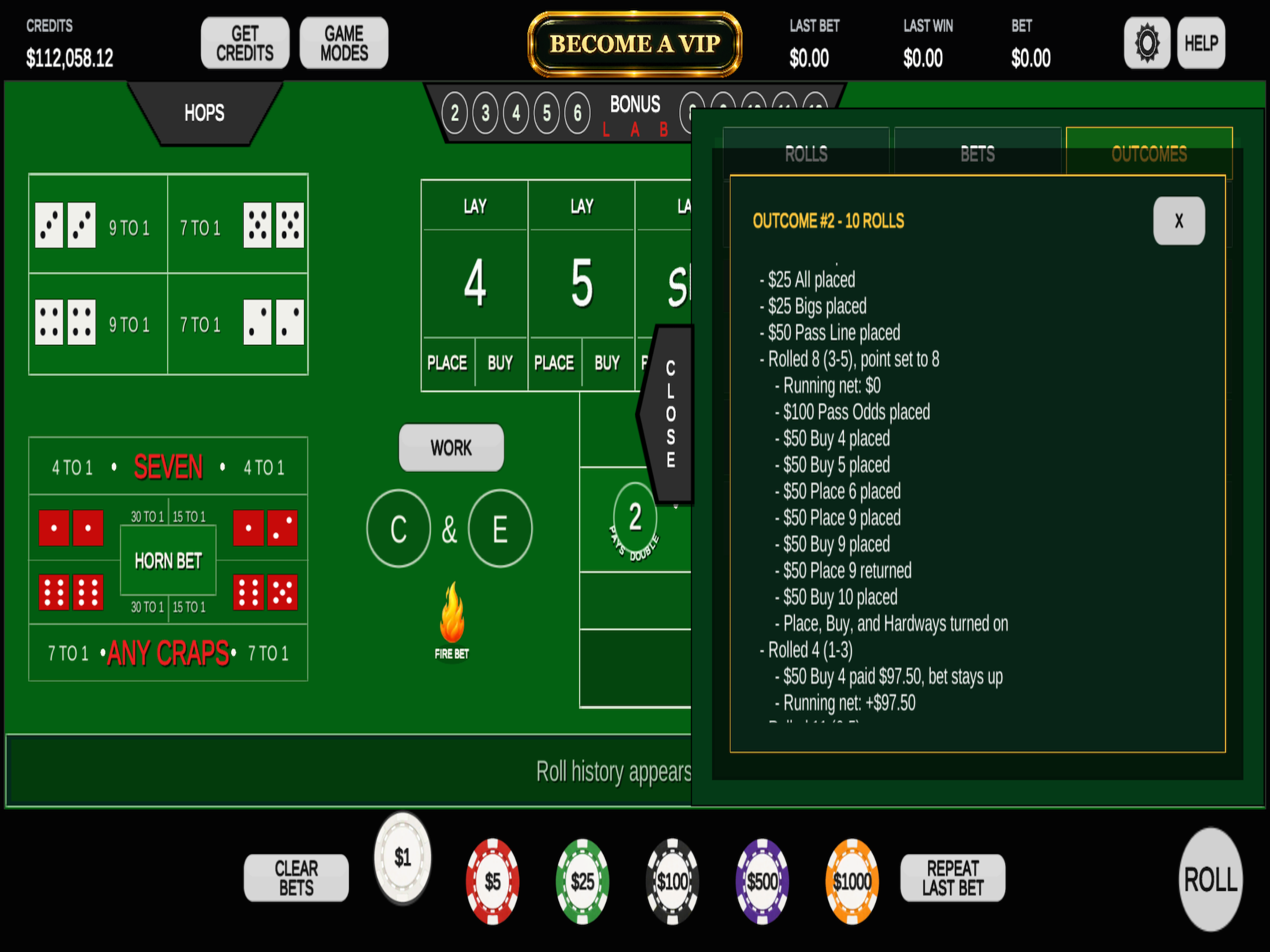 Dice Dome Craps screenshot 13