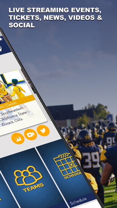ETAMU Lion Athletics Screenshot