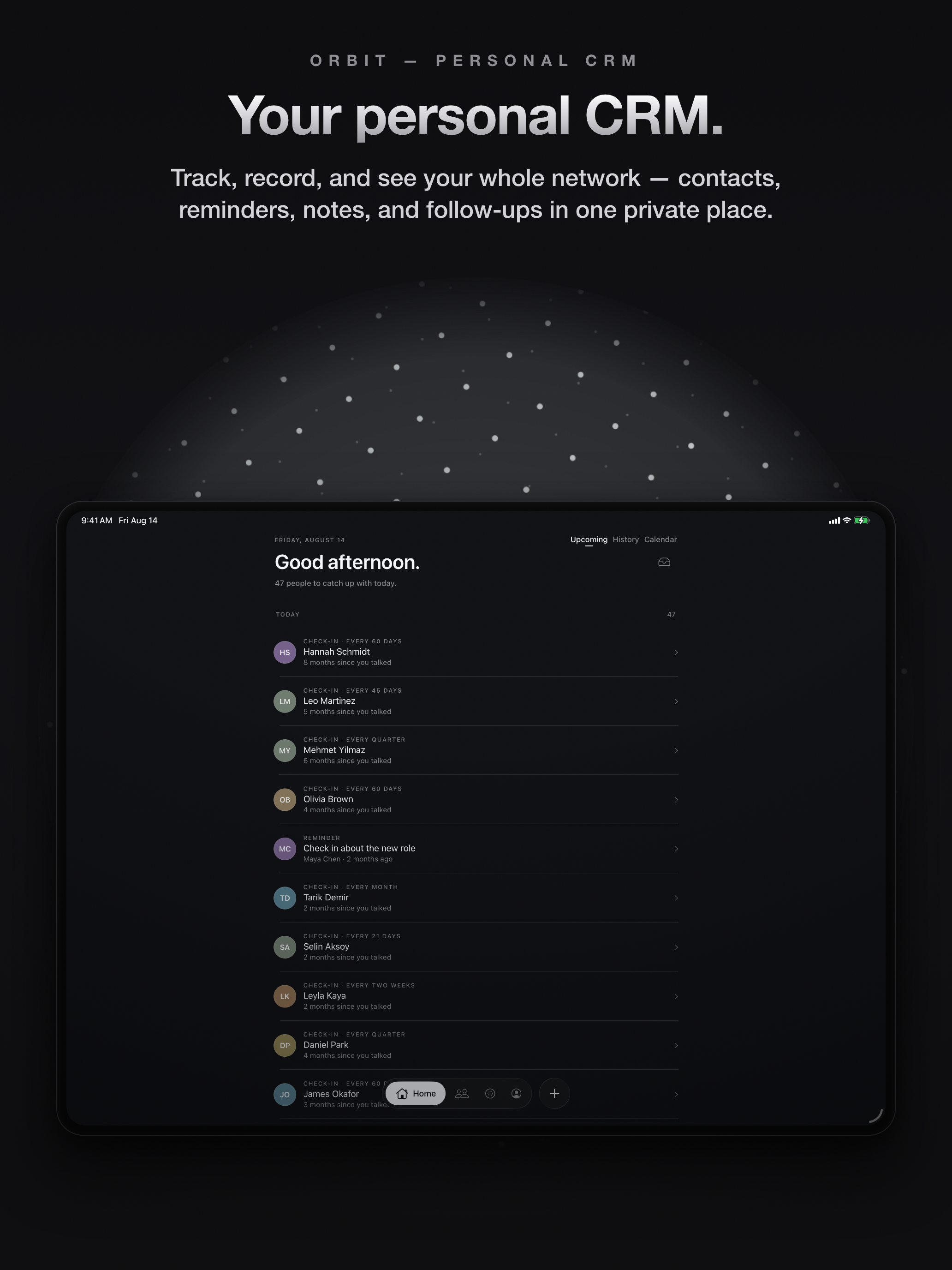 Orbit: Personal CRM & AI screenshot 10