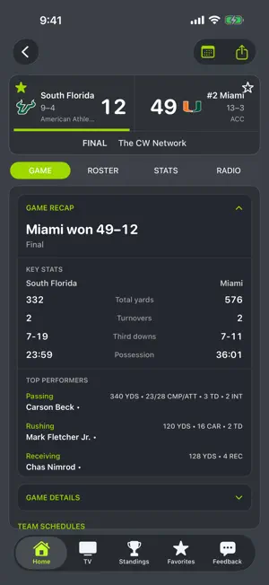 Tampa Bay Region Football App screenshot 3