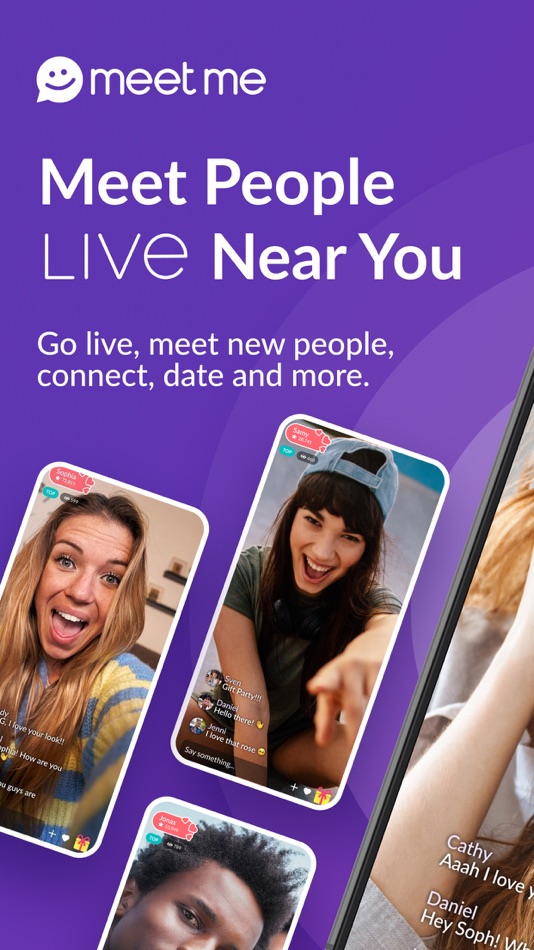 #1. MeetMe - Meet, Chat & Go Live (iOS) Door: The Meet Group Inc.