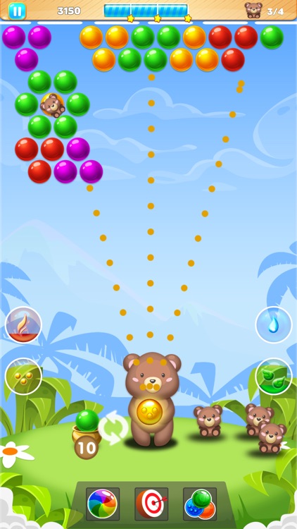 Bubble Shooter- Save Bear Cubs screenshot-4