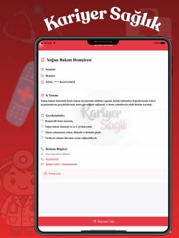 Kariyer Sağlık iPad screenshot