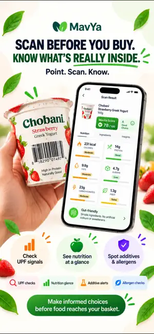 MavYa: Processed Food Scanner screenshot 2