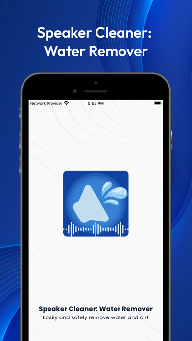Speaker Cleaner - Water eject° iPhone screenshot 1 - Utilities app