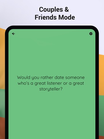 Date Night Game - Fun Talking iPad screenshot