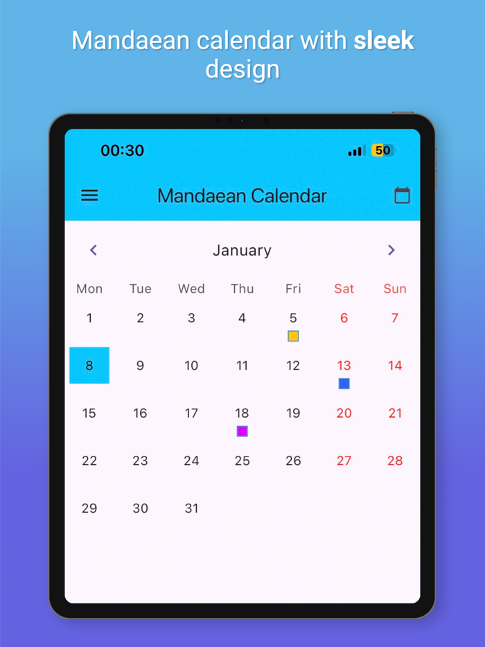 Mandaean Calendar
