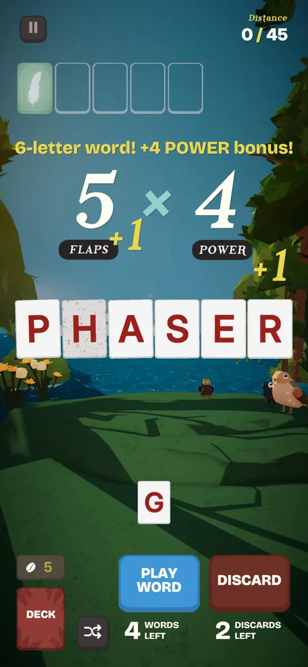 Birdigo: Word Game iOS Mod IPA screenshot 1 - iOS game interface