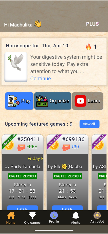 Party Tambola Daily Live Games screenshot 1