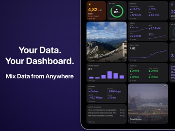 Dashlet iPad screenshot