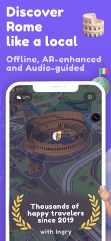 Rome City Guide | Ingry iPhone screenshot