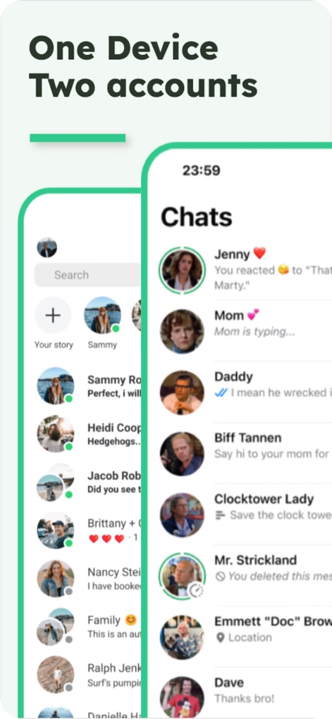 Dual Chat: WhatsApp Web & Chat - Social Networking App | MWM