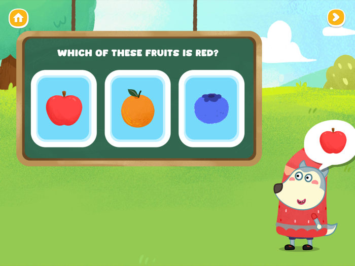 Wolfoos Colors Learning Book