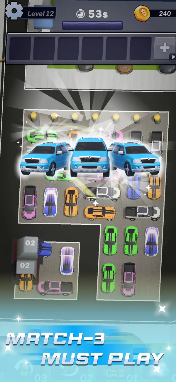 Screenshot #1 pour Car Out: Match-3 Puzzle Master