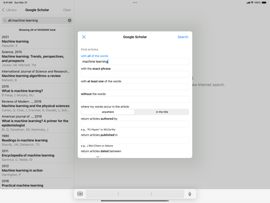 References On Tap iPad screenshot 4 - Productivity app