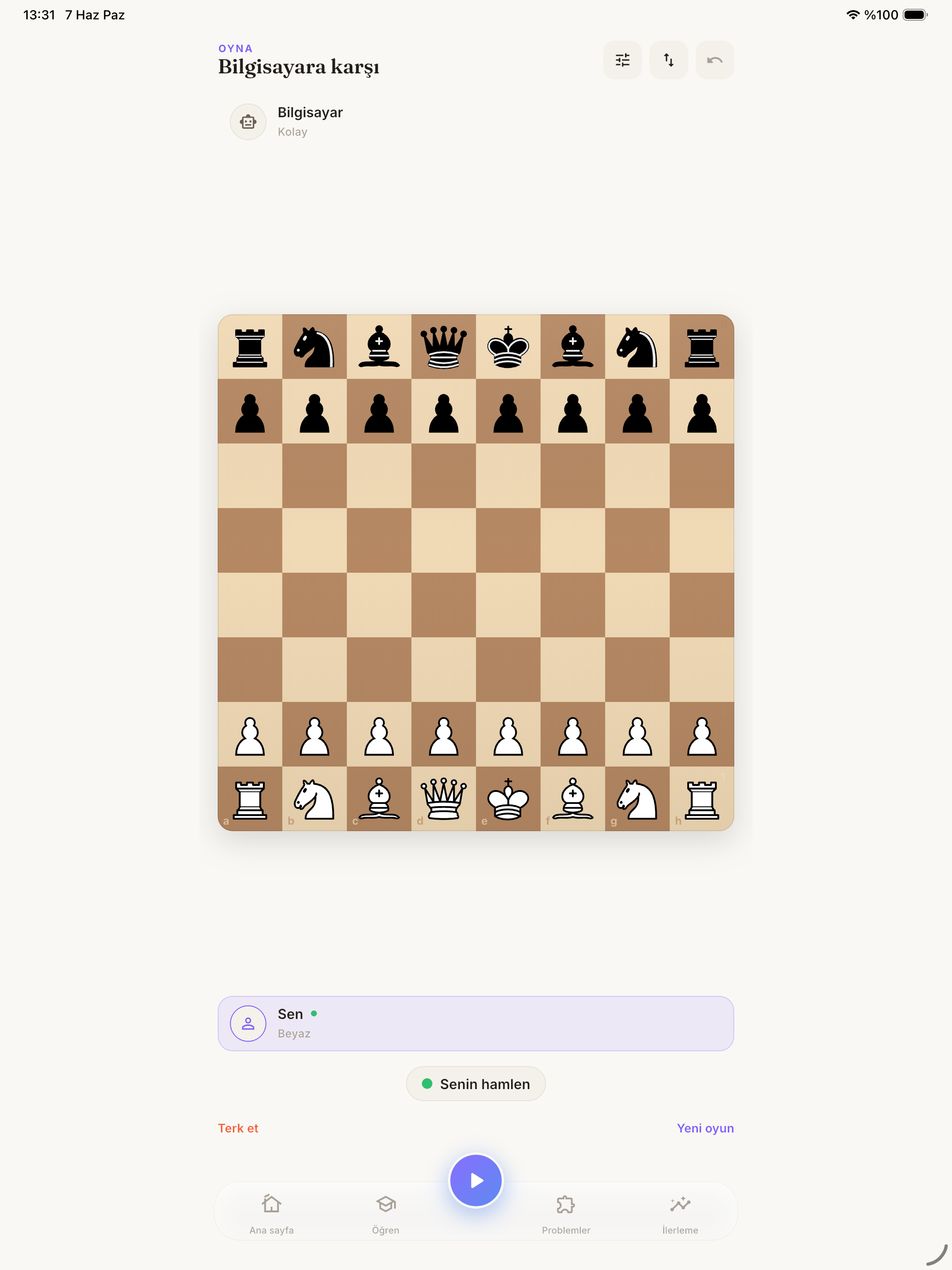 Aria: Chess Game