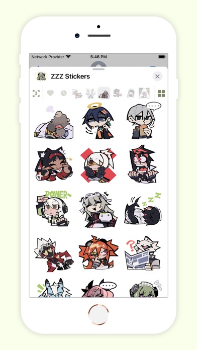 Screenshot #1 pour ZZZ iStickers