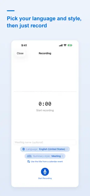 Koegaki: AI Meeting Notes screenshot 2