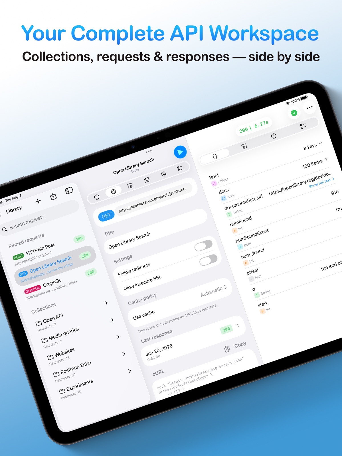 APIOrbit – REST & GraphQL ipad screenshot 1