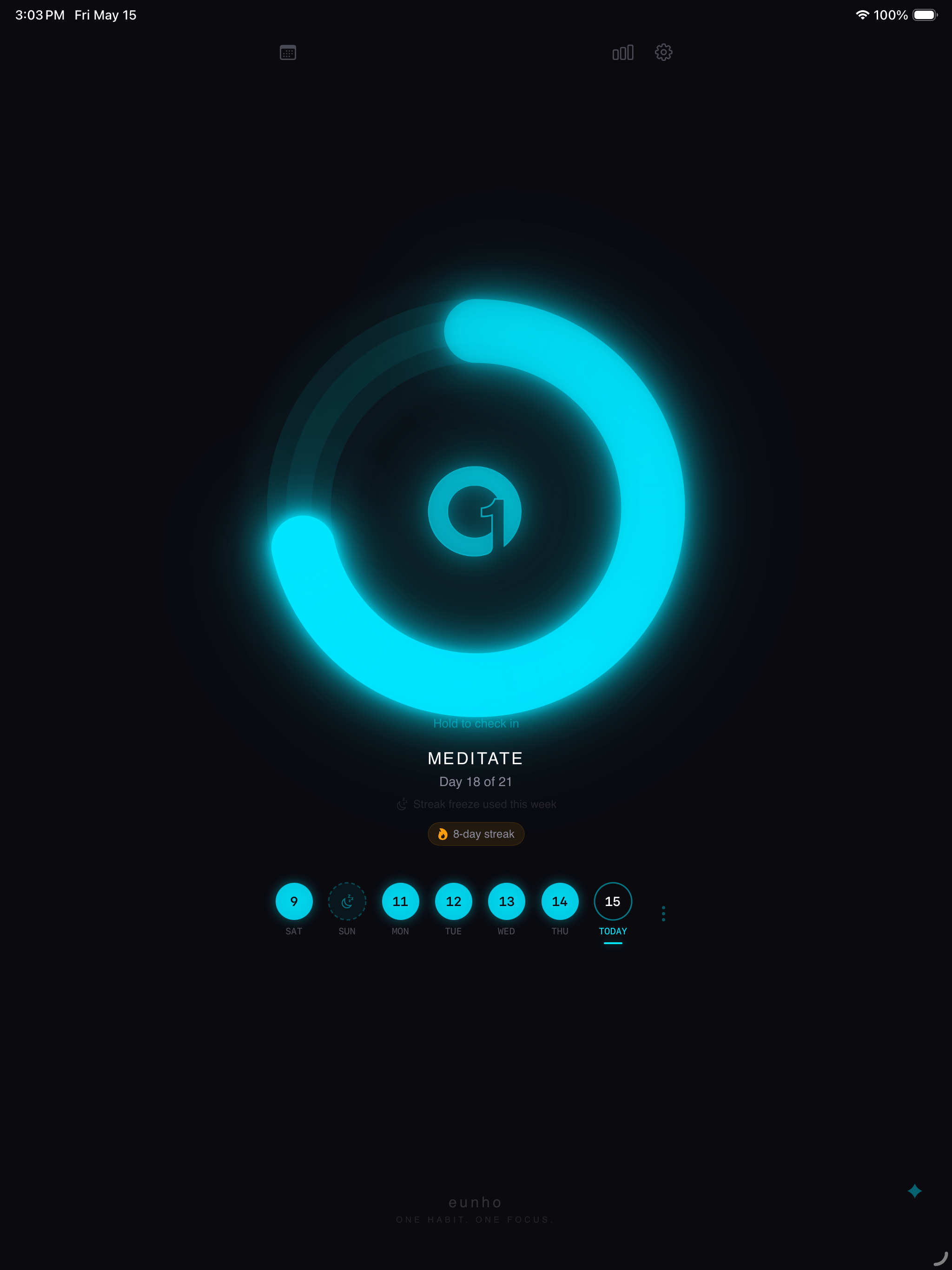 Eunho: Minimal Habit Tracker screenshot 7