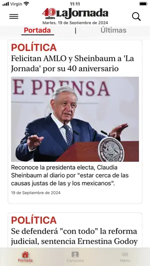 La Jornada screenshot 1