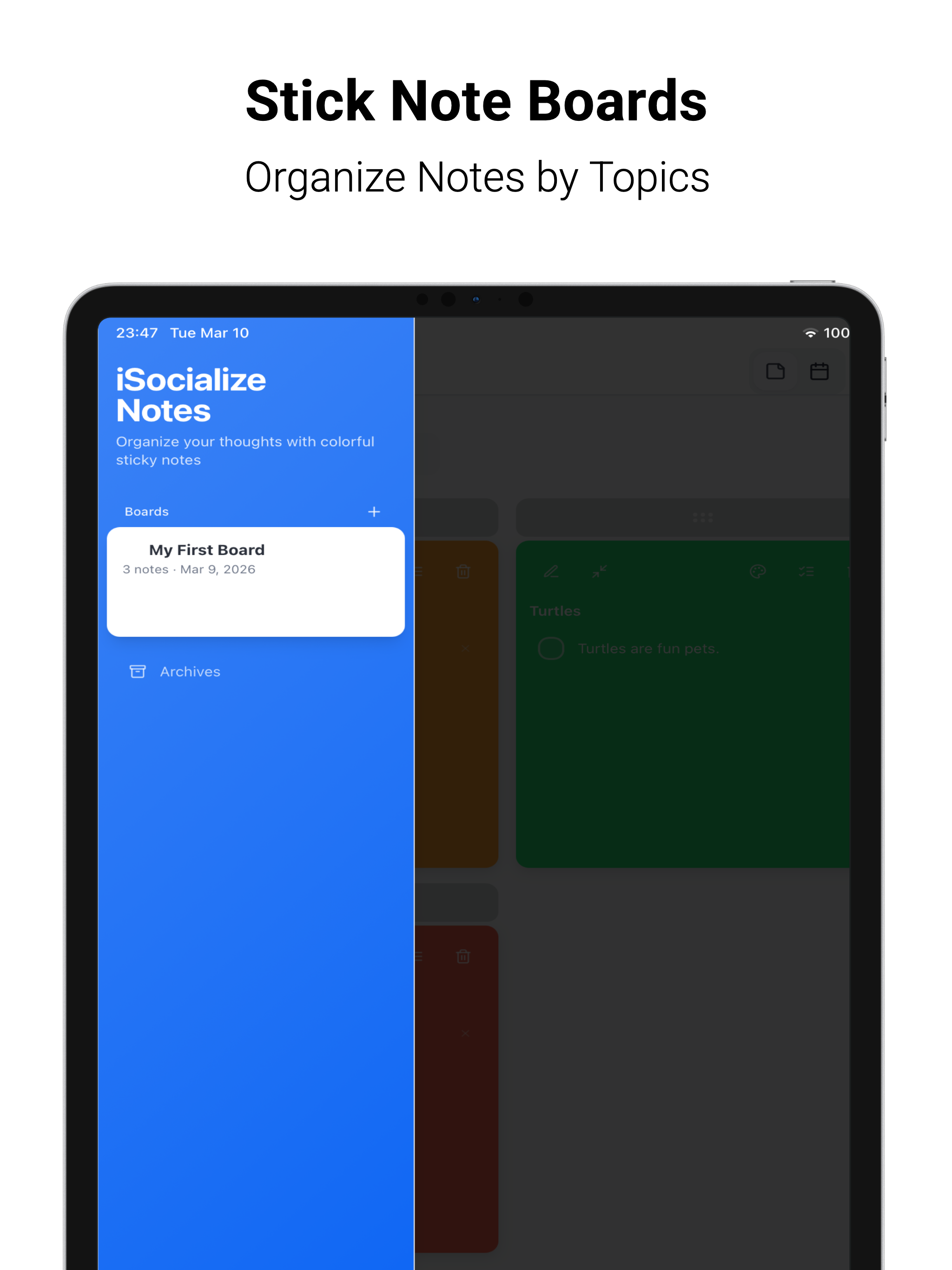 iSocialize Notes: Sticky Notes screenshot 6