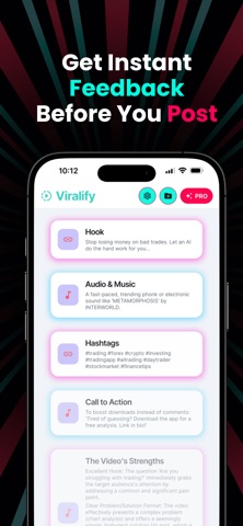 Viralify: Go Viral on TikTok iPhone screenshot