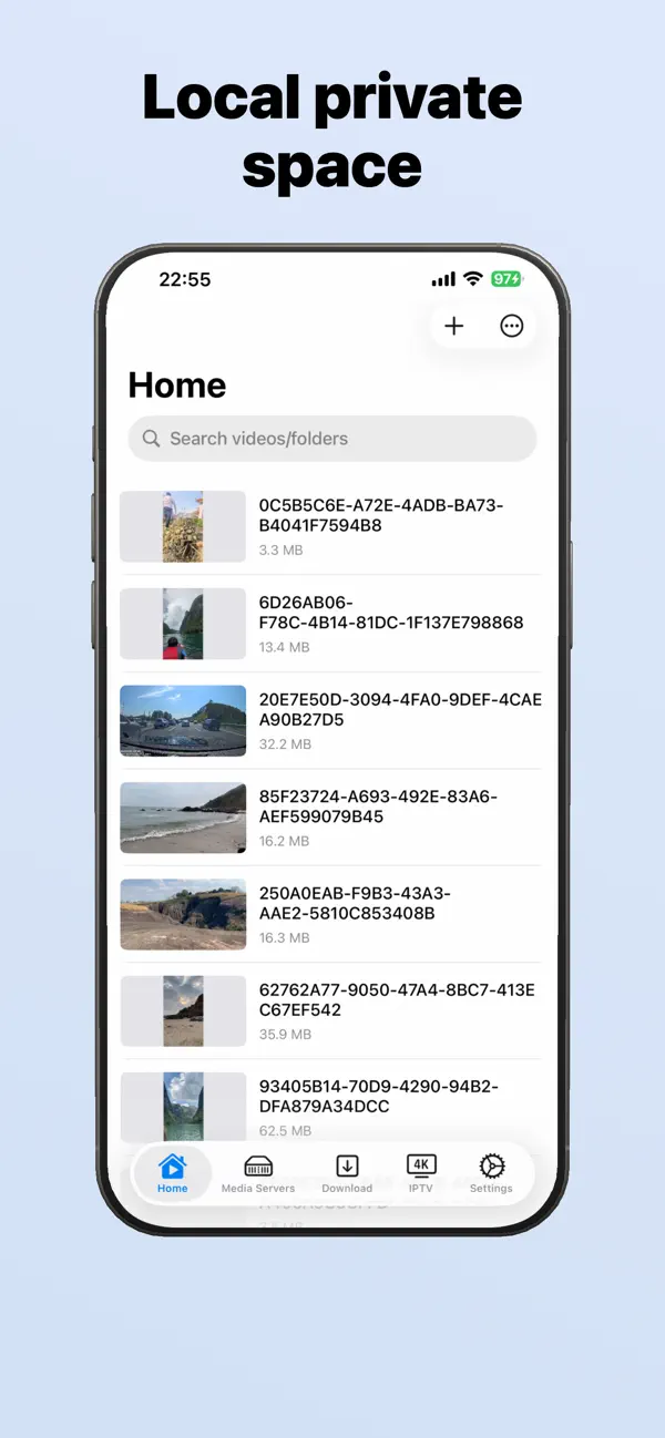 Screenshot #1 pour QuietBox - Video Player