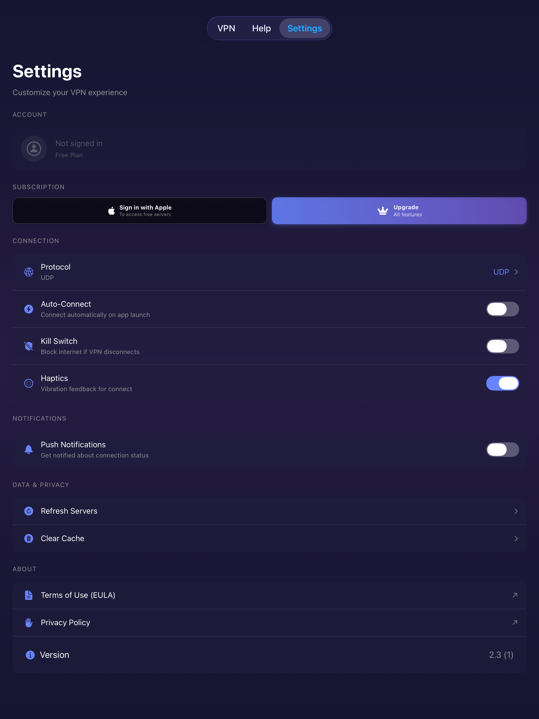 BarjVPN - Fast and Private VPN screenshot 5