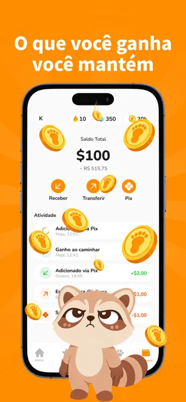 Sampo: Caminhe e Ganhe Dólar screenshot 3 of 7